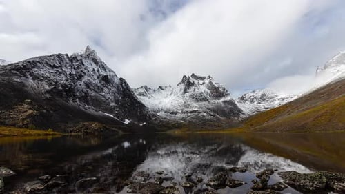 Grizzly Lake in Tombstone Territorial Park, Yukon, Canada.