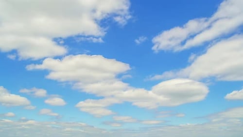 Fast Clouds in the Blue Sky