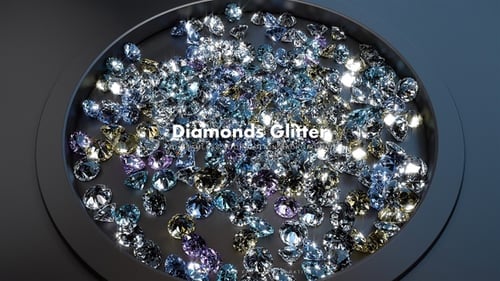 Bunte Diamanten Glitter 11