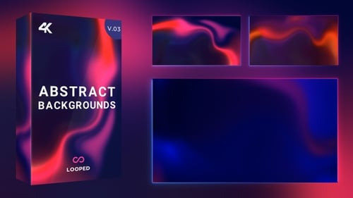 Colorful Glow Liquid Gradient Backgrounds Pack.Mp4