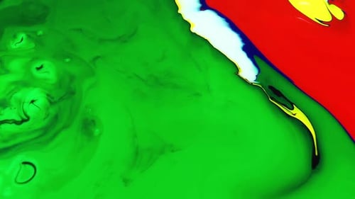 Abstract Swirling Colors in Motion