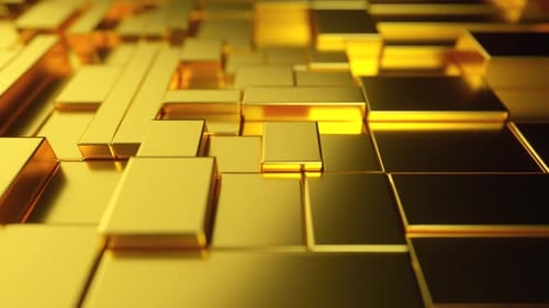 Abstrakte bewegliche Oberfläche aus Gold