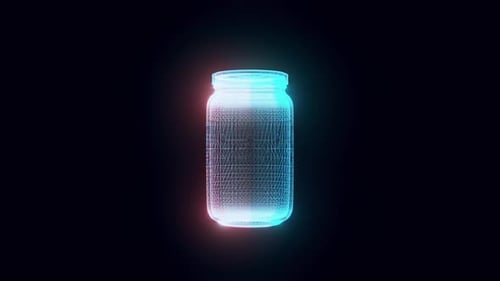 Jar Hologram 4k