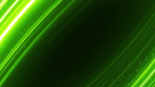 Fundo verde de partículas brilhantes