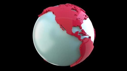 News Globe rotiert
