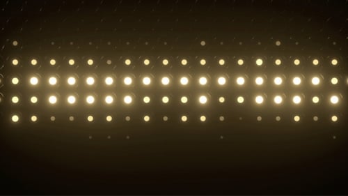 Lighting Led bulb display blinking lights Motion graphics background loop