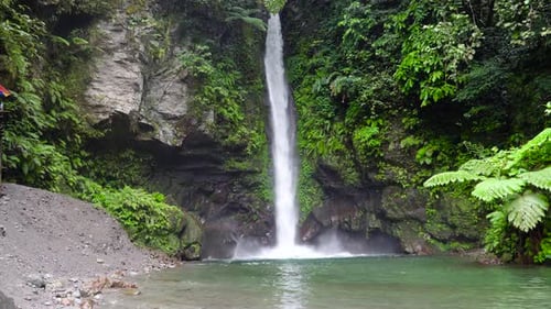 Beautiful Tropical Waterfall Camiguin, Philippines