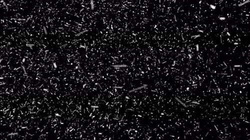 Falling Snow Particles Overlay Visual Effect