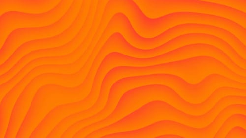 Orange glatte Flüssigkeitswellen