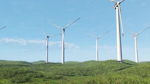 Windmühle-Hintergrund