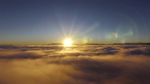Flying Above The Clouds