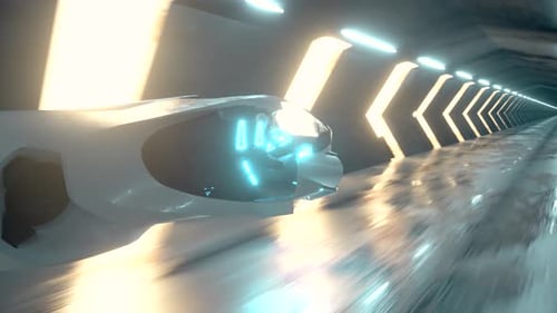 Piloter un robot au volant d'une voiture futuriste