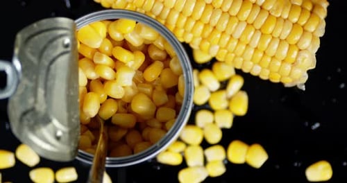 Open a Tin of Corn and a Spoon Slowly Rotates.