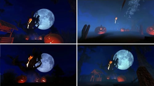 Loopabel pour fond d'Halloween