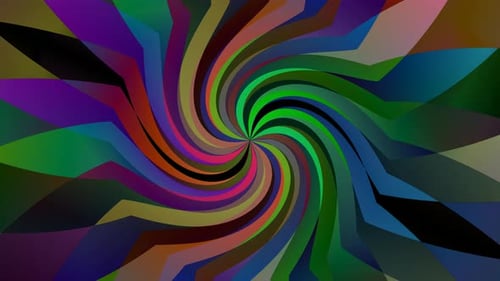 Hintergrund Bunt Twirl Form Blume animiert