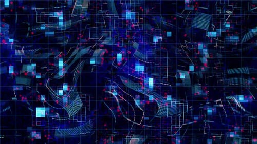 Digital Background Animation | Liquid Fractual Background | Animation Modern Reflection Map Texture