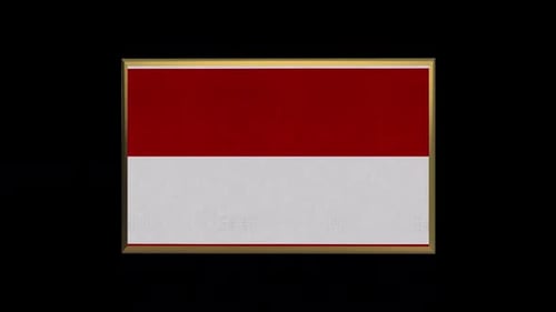 Indonesia 3D Flag