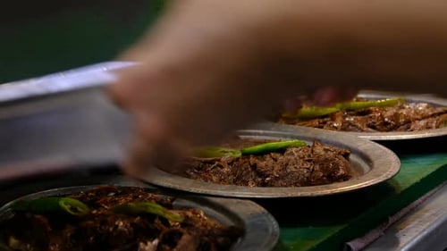 Türkisches Essen, das Iskender