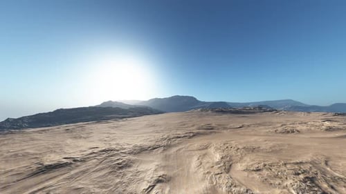 Volando sobre la piedra del desierto HD