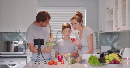 Family Creates Food Blog in Kitchen
