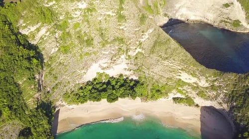 Small Beach on a Rocky Tropical Shore