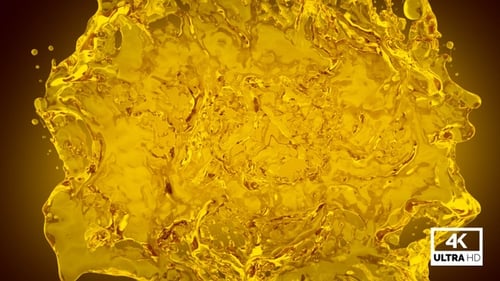 Oil Drops And Splashing
