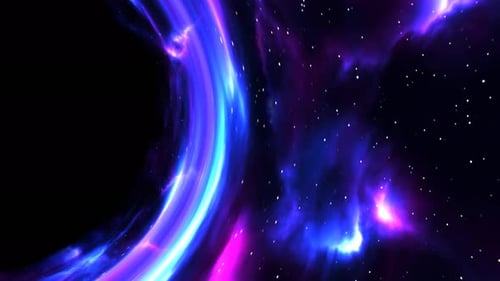 Futuristic Cosmic Nebula Vortex Space Background