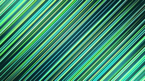 Blue Green Glowing Diagonal Lines