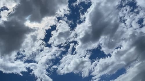 Timelapse Wolken Blauer Himmel