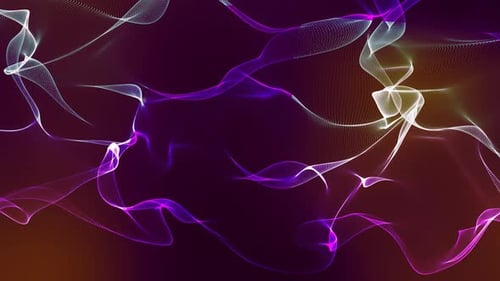 Neue farbige Farbverlaufs-Hintergrund-Linienwellenanimation