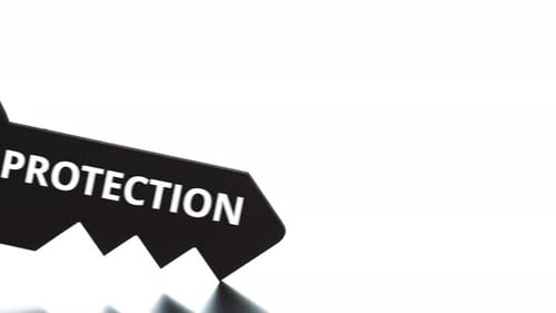 PROTECTION Text on the Key