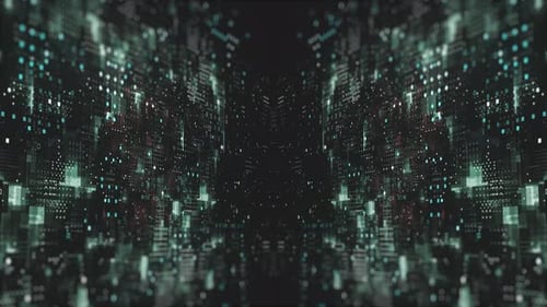 Abstract Futuristic Grid