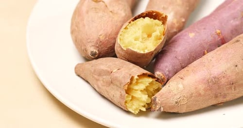 Roasted sweet potato