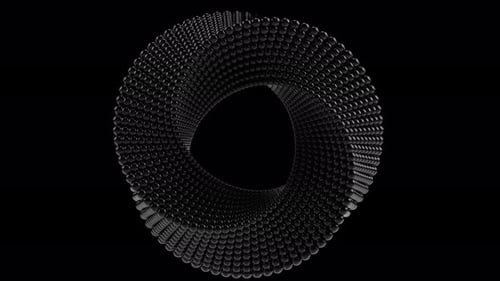 Transforming Mobius Torus Made of Balls
