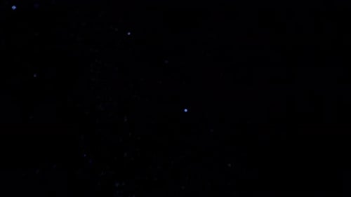 Abstract Background with Twinkling Blue and White Particles