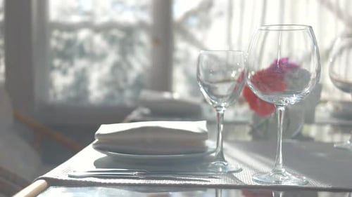 Dining Table Close Up.