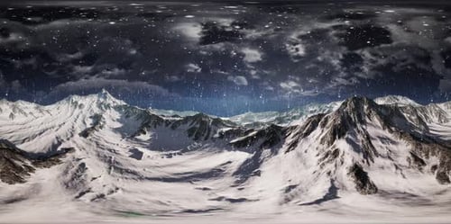 VR 360 Norway Mountains Severe Landscape