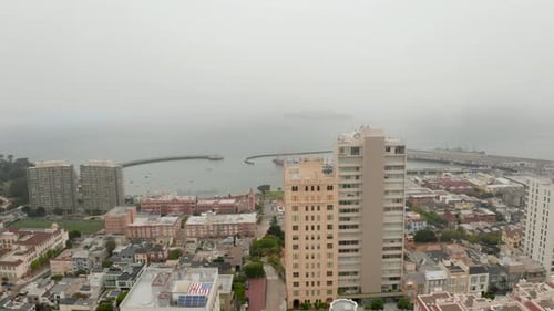 Beautiful Aerial View of the San Francisco USA
