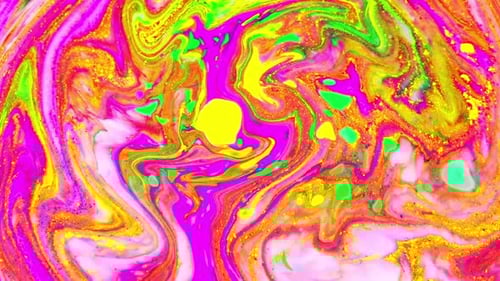 Swirling Colorful Abstract Paint Background
