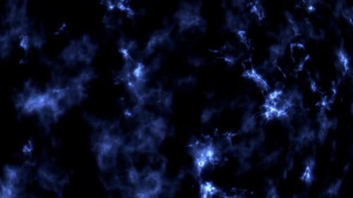 Abstract Blue Plasma Energy Field Background Loop