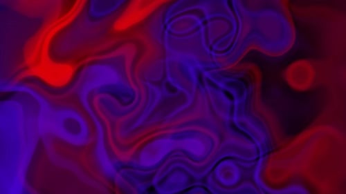 Dynamic Red Purple Blue Fluid Abstract Background Loop