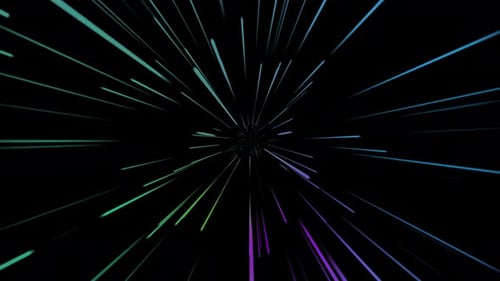 Abstrakter Hintergrund mit Explosionslinienmuster, Lichtstrahlbündelglühen mit Bewegungsgrafik.