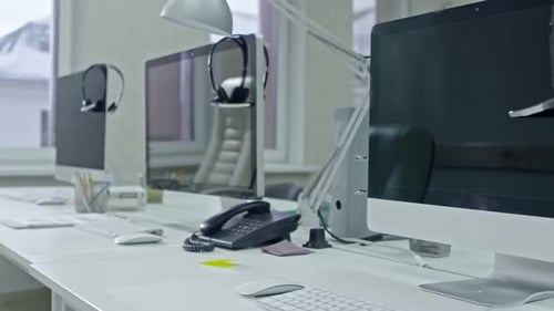 Leeres Callcenter-Büro