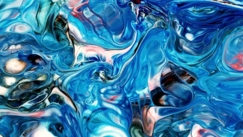 Arte abstracto de difusión de tinta colorida 261