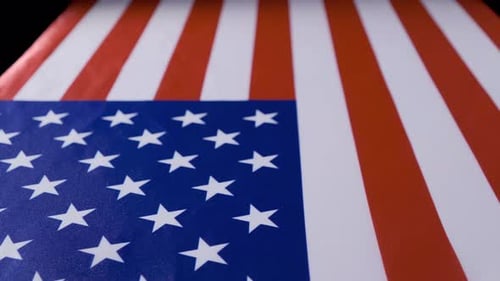 Close Up of the American Flag Still