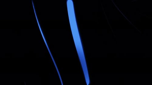 Glowing Blue Abstract Lines Fluid Motion Background