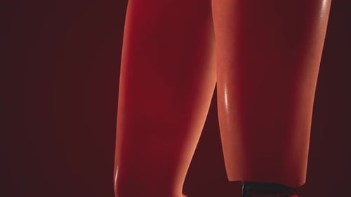 Futuristic Cyborg Human Body Reveal Transformation