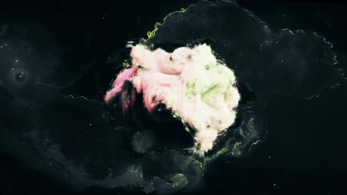 Abstract Glitch Cloud Burst Intro Reveal