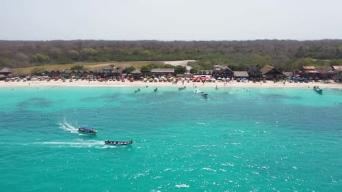 White Sand Beach Aerial View