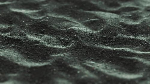 Animated Black Sand Waves with Subtle Organic Motion